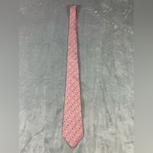Christian Dior 100%silk-Made In USA- Pink Tie